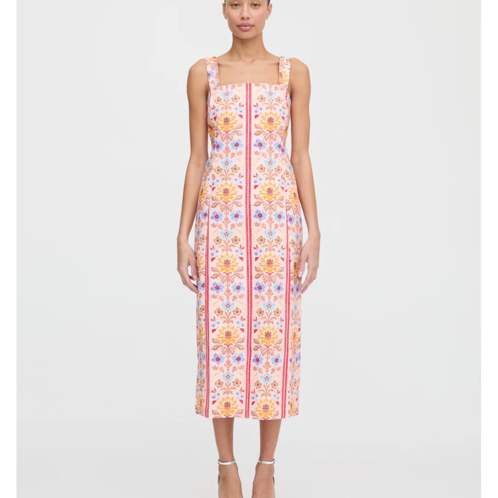 NWT Hill House Hill House Iris Dress - Floral Block Stripe S